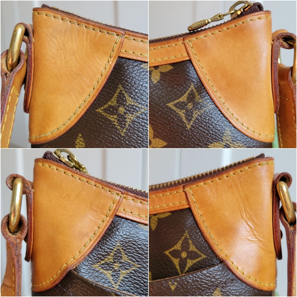 💕DISCONTINUED Very Rare Crossbody LOUIS VUITTON Odeon PM Monogram - Picture 8 of 16